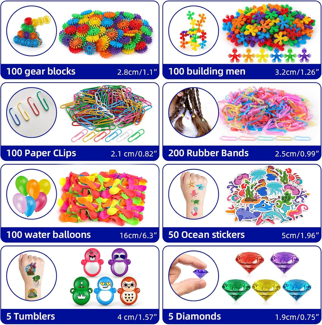 1000PCS Carnival Prizes Prize Box Toys Pinata Fillers Goodie Bag Toys Bulk E203