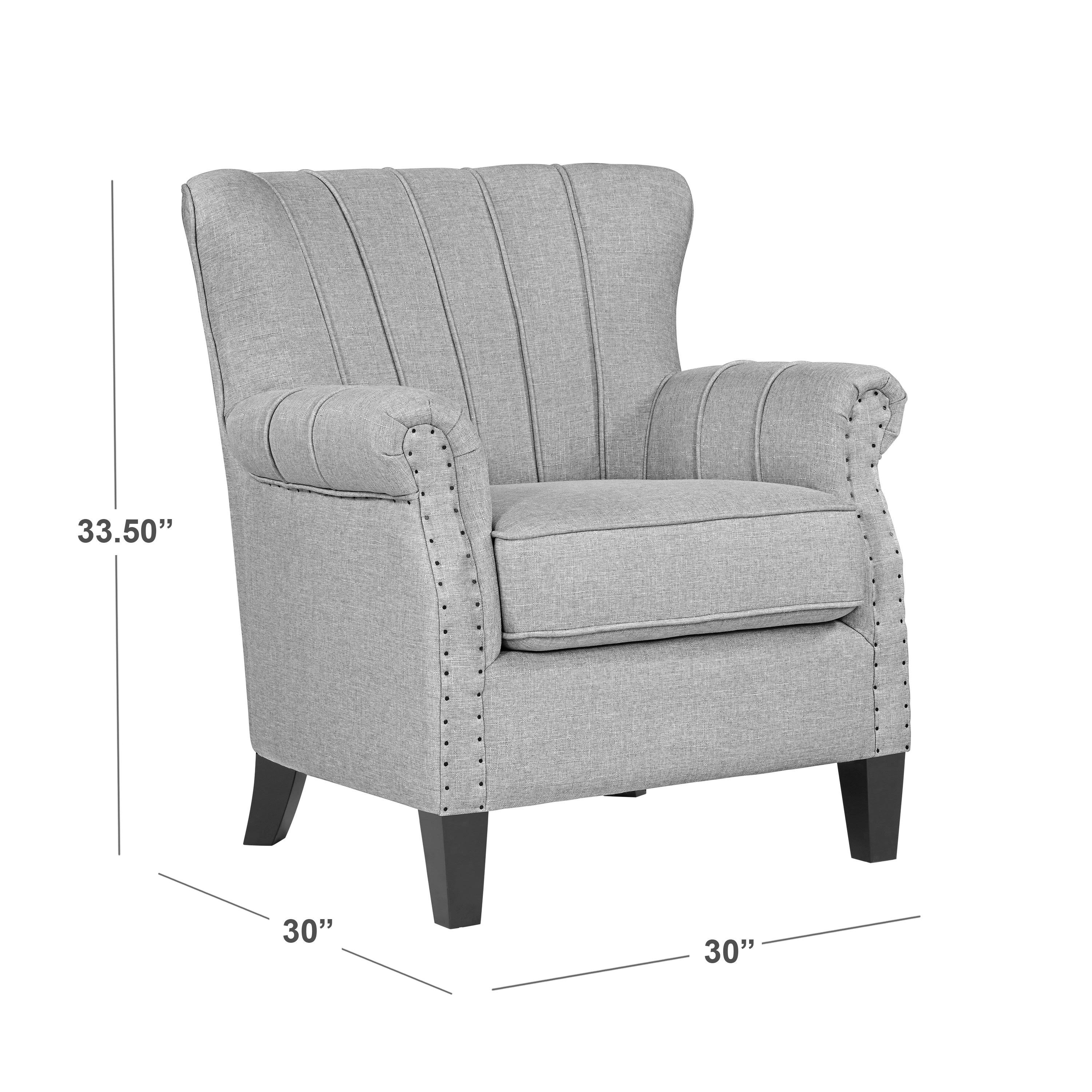 Mustard Yellow Linen Armchair W369310