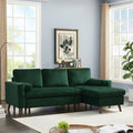 88 inch Reversible Pull out Sleeper Sectional Storage Sofa Bed L712