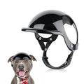 Medium Pet Dog Helmet with Ear Hole Motorcycle Dog Helmet Multi-Sport Dog Hard Hat Outdoor Bike Doggy Cap J5337