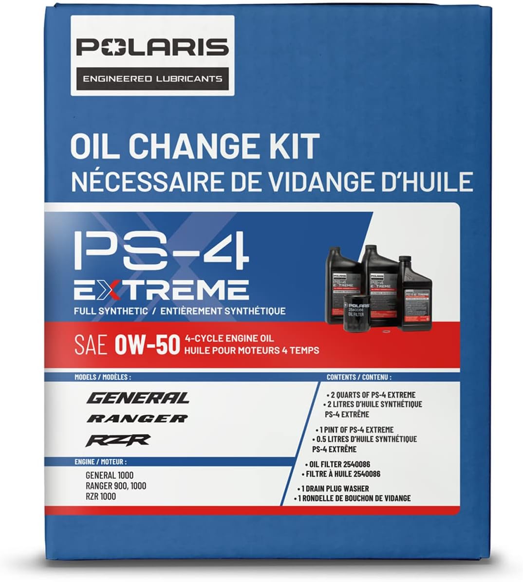 2.5 Quarts Full Synthetic Oil Change Kit with Oil Filter and Washer U527780