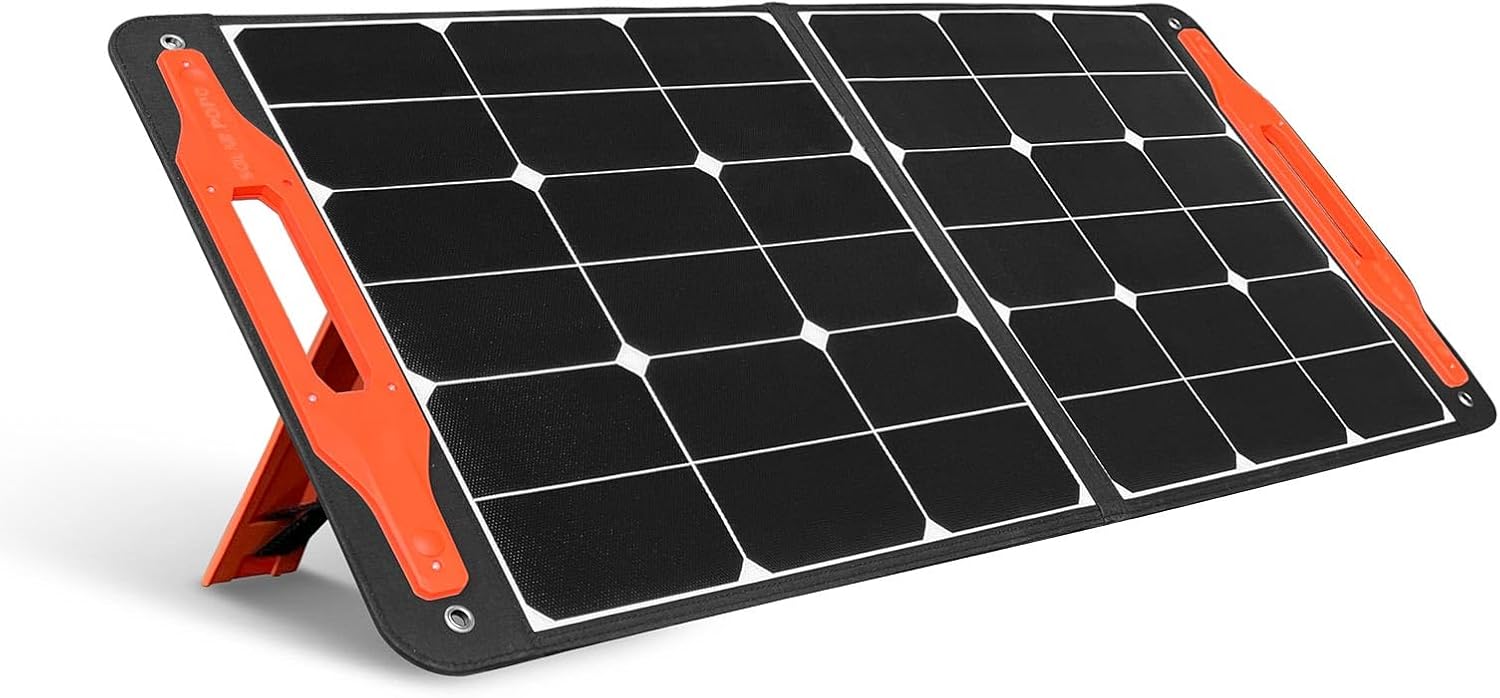 100W Foldable Portable Solar Panel with USB Outputs I751320