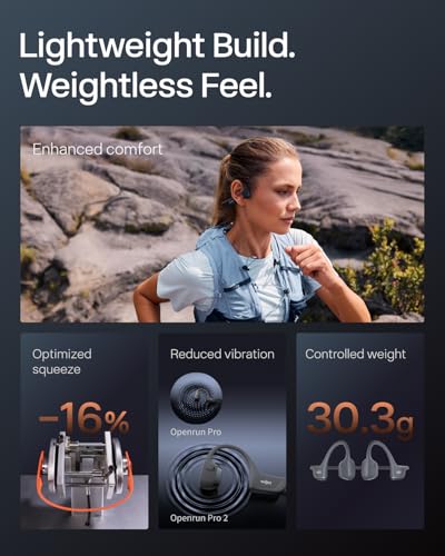 Open-Ear Bone Conduction Sport Headphones with Reflective Strip J296