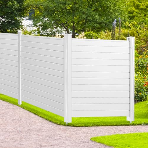 50" W x 50" H 2-Panel Vinyl Privacy Fence I824