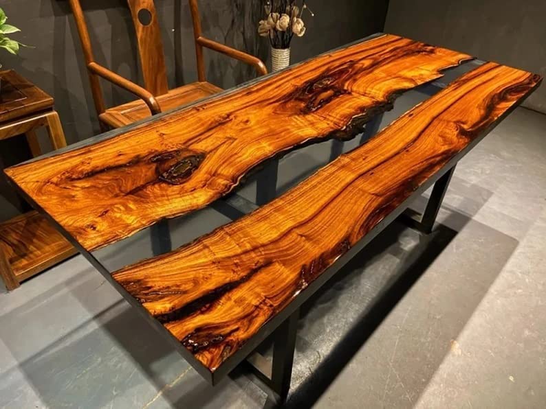 Large Epoxy Resin Dining Table Top (48 x 24inches) G312512