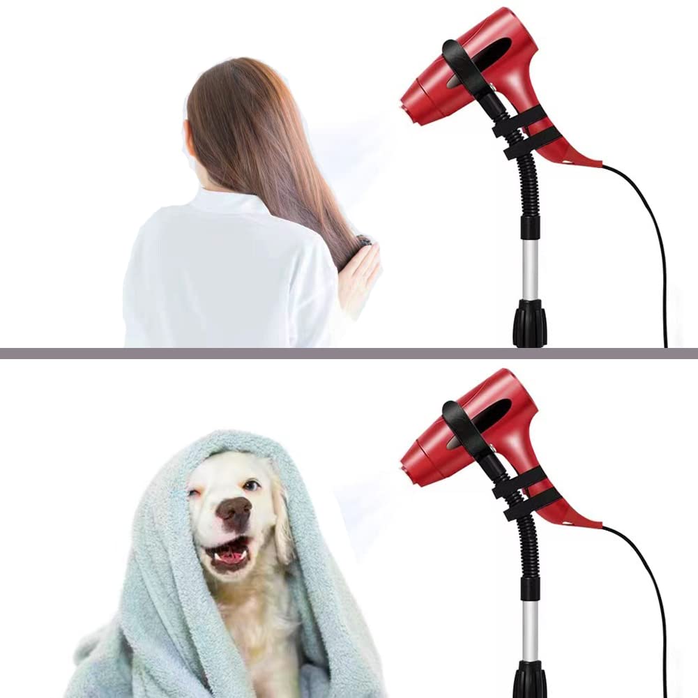 360 Degree Rotating Lazy Hair Dryer Stand with Heavy Base S576