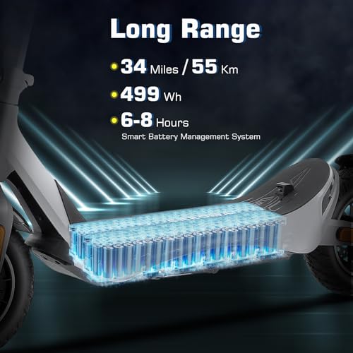 Peak 850W Electric Scooter with 30 Miles Range and 36 MPH Top Speed T61270