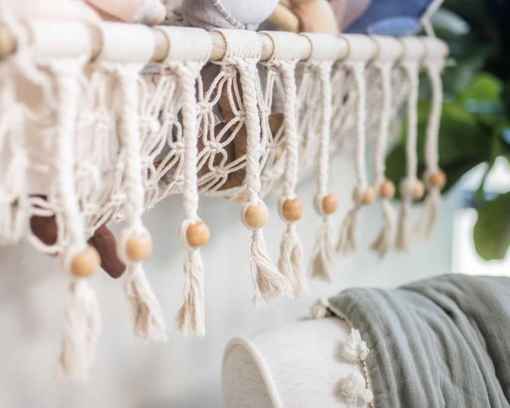 Macrame Hanging Storage Bin H207