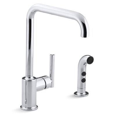 Two-Hole Kitchen Sink Faucet with Sidespray H207