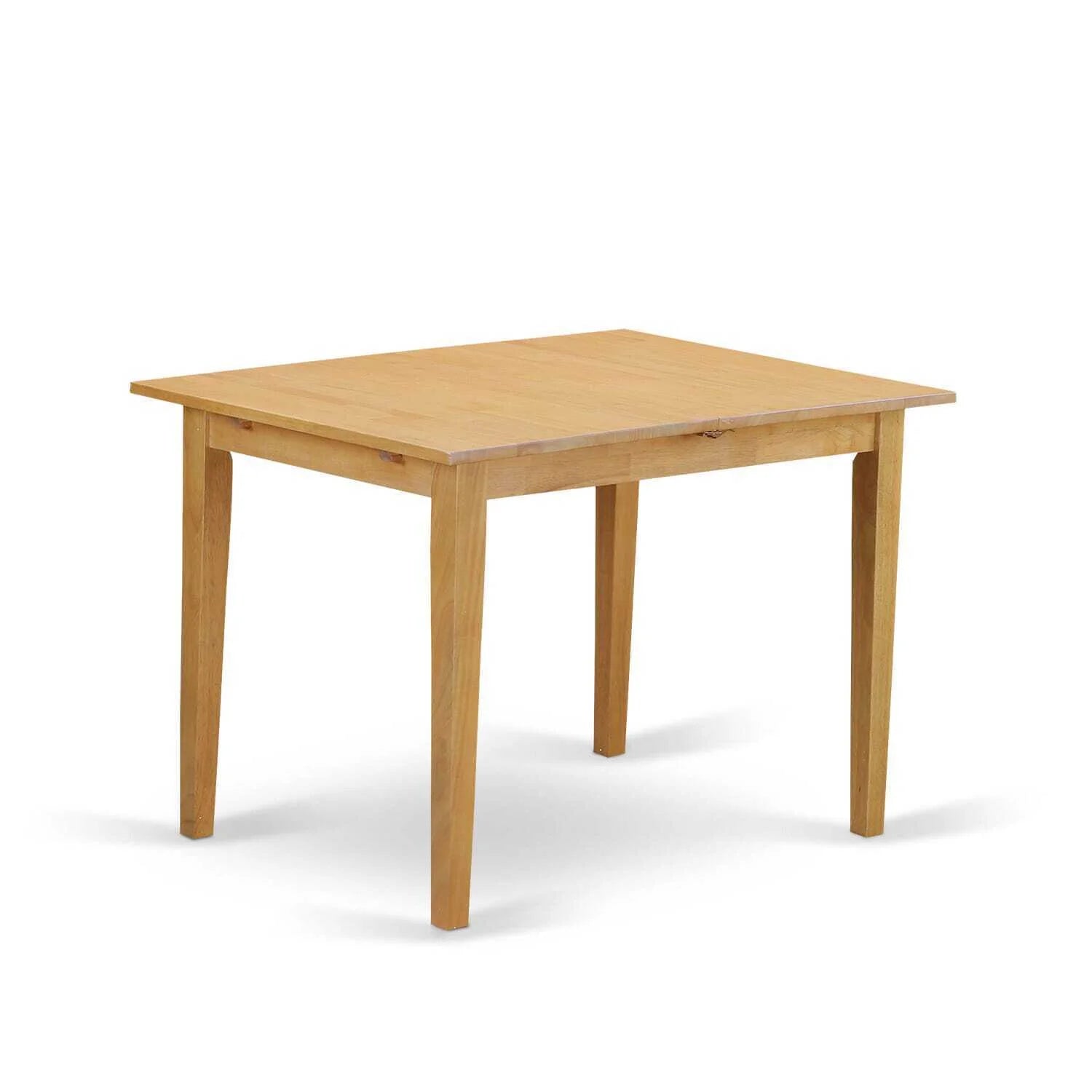 5 Piece Rectangle Kitchen Table with Leaf and 4 Chairs, Oak G246371