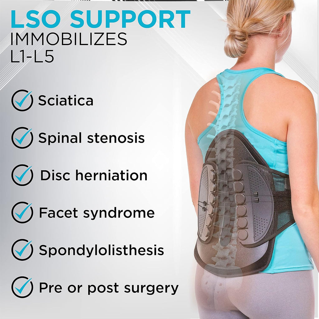 Rigid Lumbosacral Corset Belt with Pulley System N473797