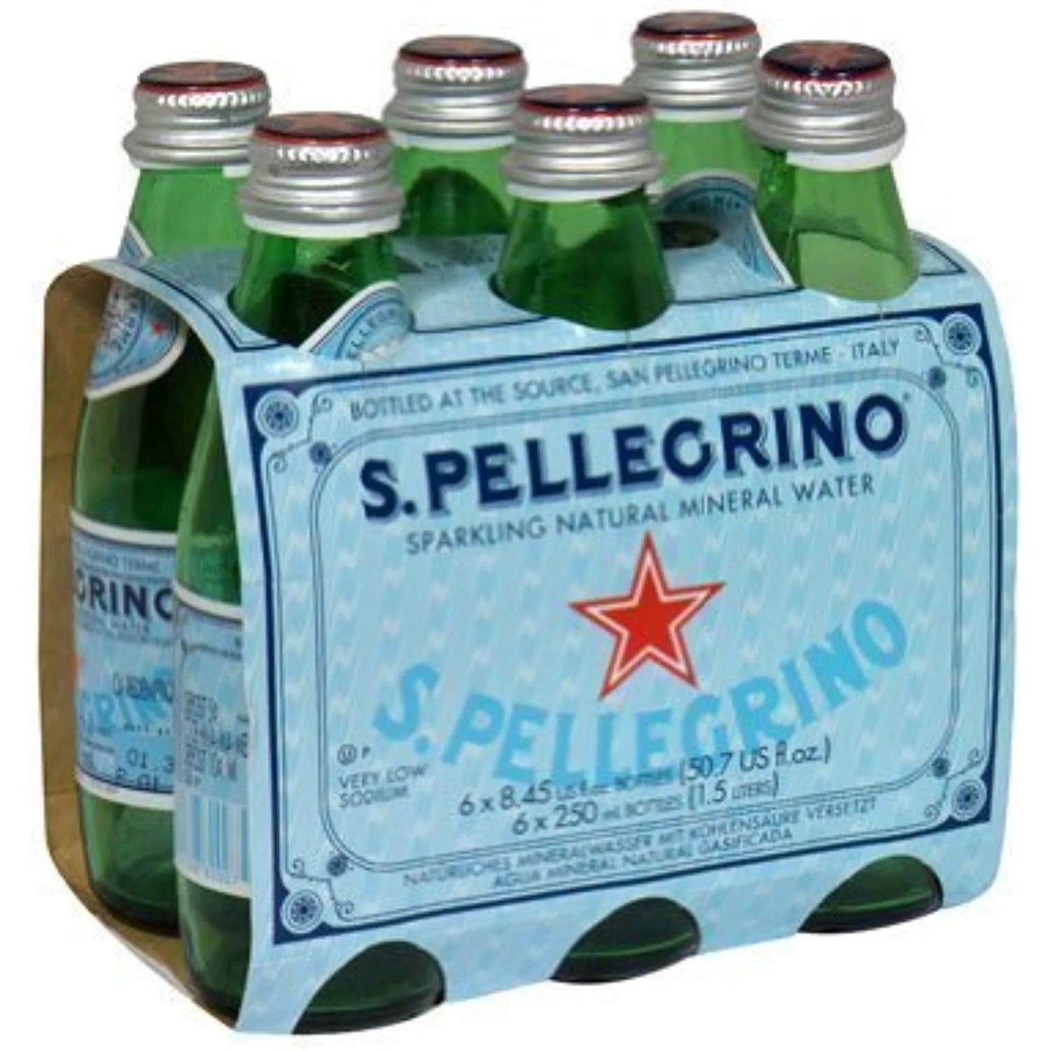 8.5 Ounce Sparkling Mineral Water (24 Glass Bottles) W381206