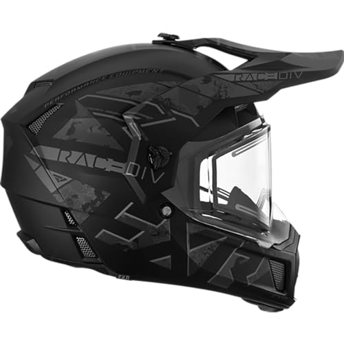 Lightweight Breath Box Stealth Black Snowmobile Helmet Y18313