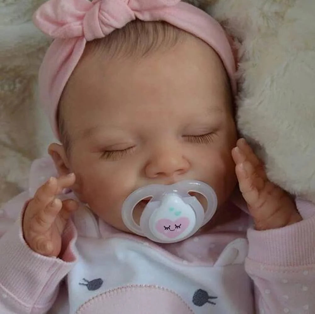 18" Soft Vinyl Silicone Full Body Realistic Newborn Baby Doll D284