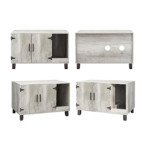 Pine Wooden Cat Litter Box Enclosure Y56670