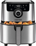 Open Box CHEFMAN Air Fryer 4.5 Qt SILVER I825