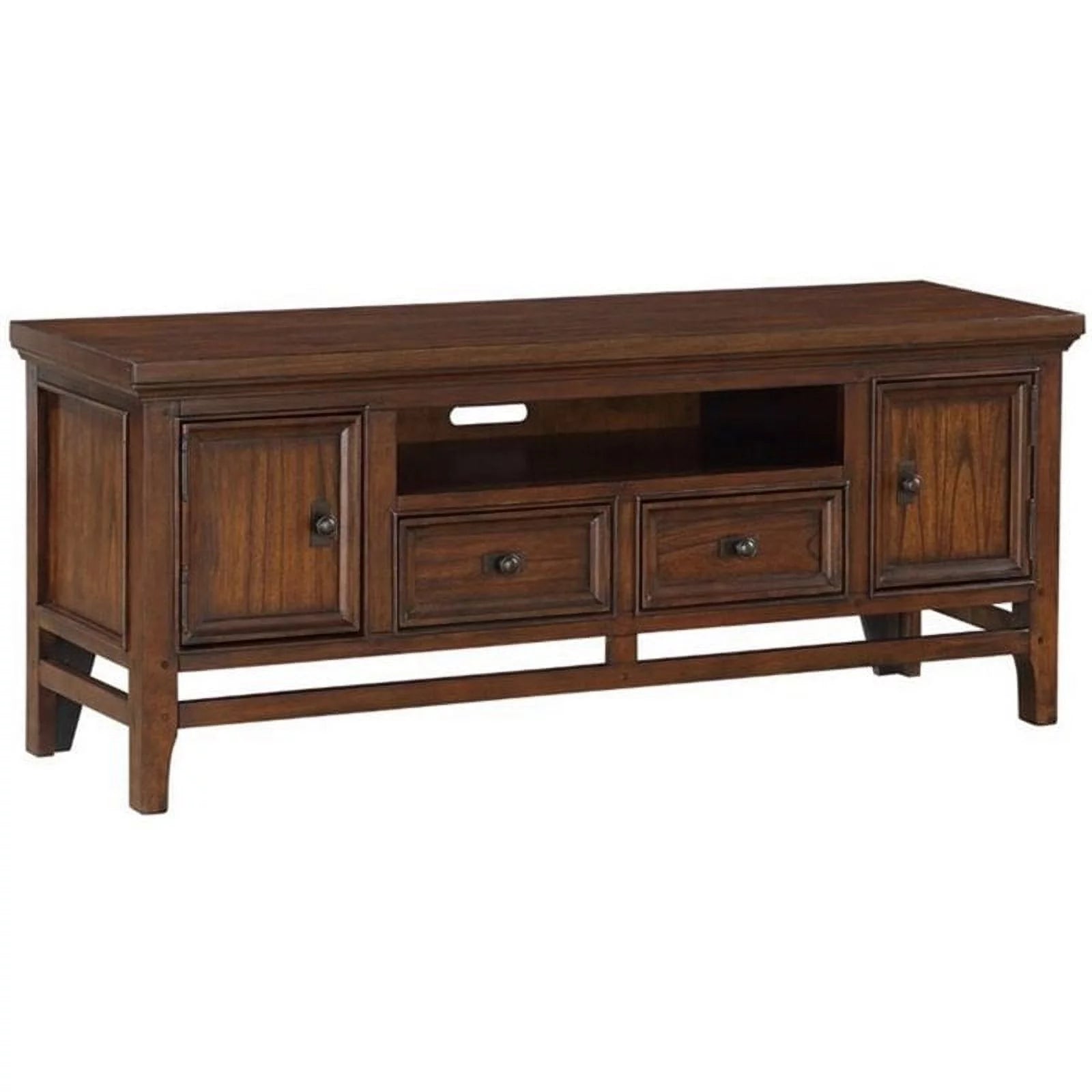 Brown Cherry Wood TV Stand K74378