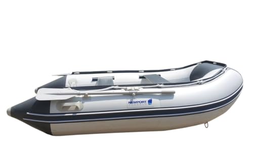 12ft 6in Inflatable Dinghy Boat Tender White Gray C55634
