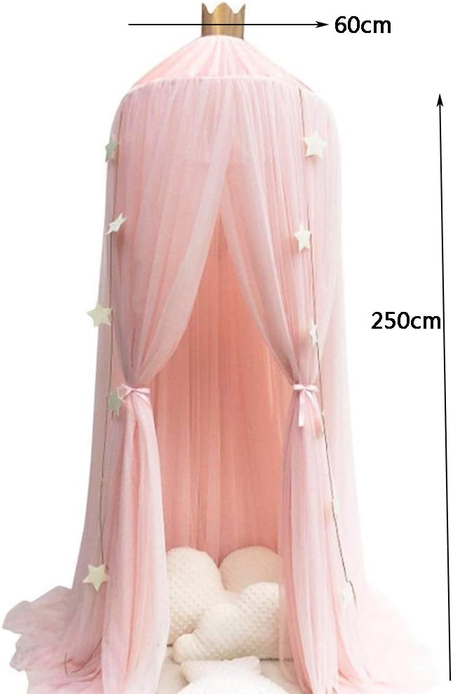 Pink Small Lace Mosquito Net Canopy F785