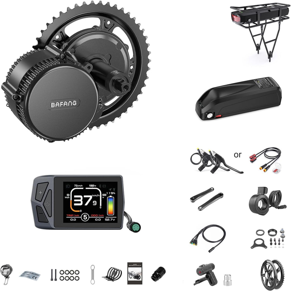 48V20AH Mid Drive Ebike Conversion Kit with Gear Sensor B49114
