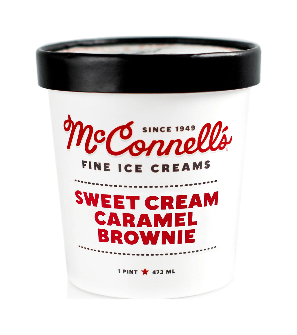 Sweet Cream Caramel Brownie Ice Cream, 16 oz (6 Ct) H360913