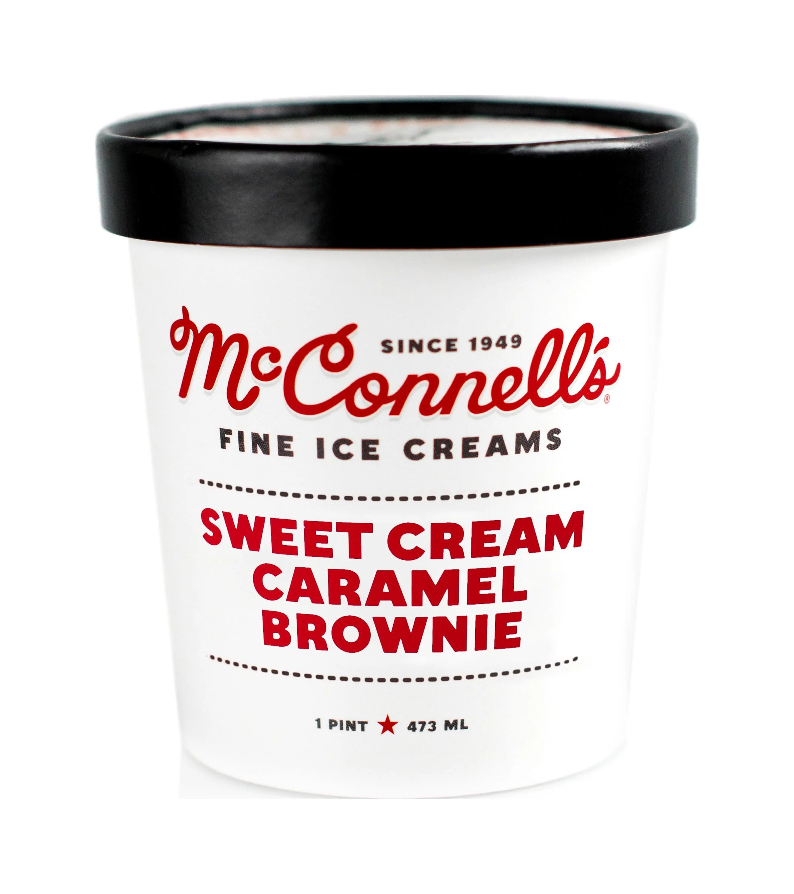 Sweet Cream Caramel Brownie Ice Cream, 16 oz (6 Ct) H360913