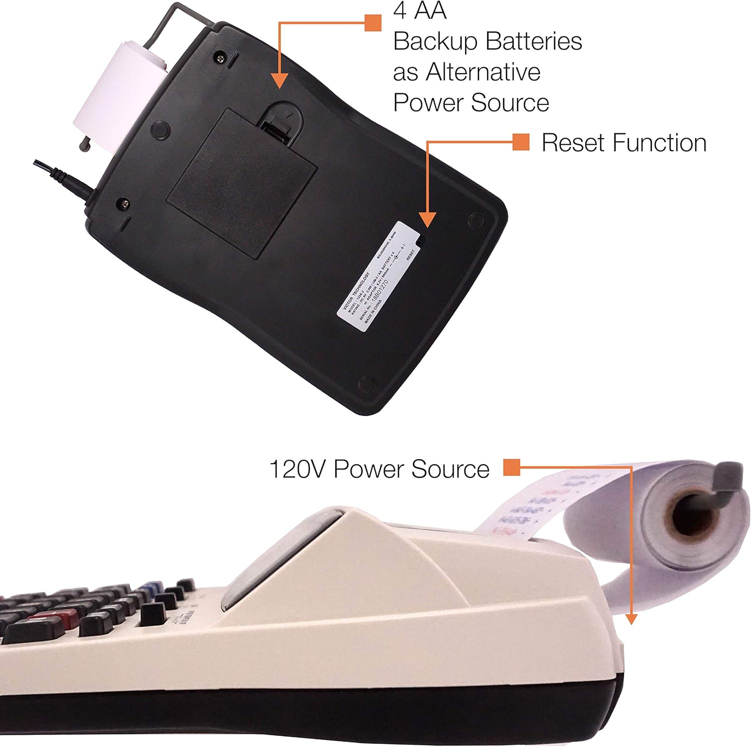 12 Digit LCD Display Printing Calculator O8157