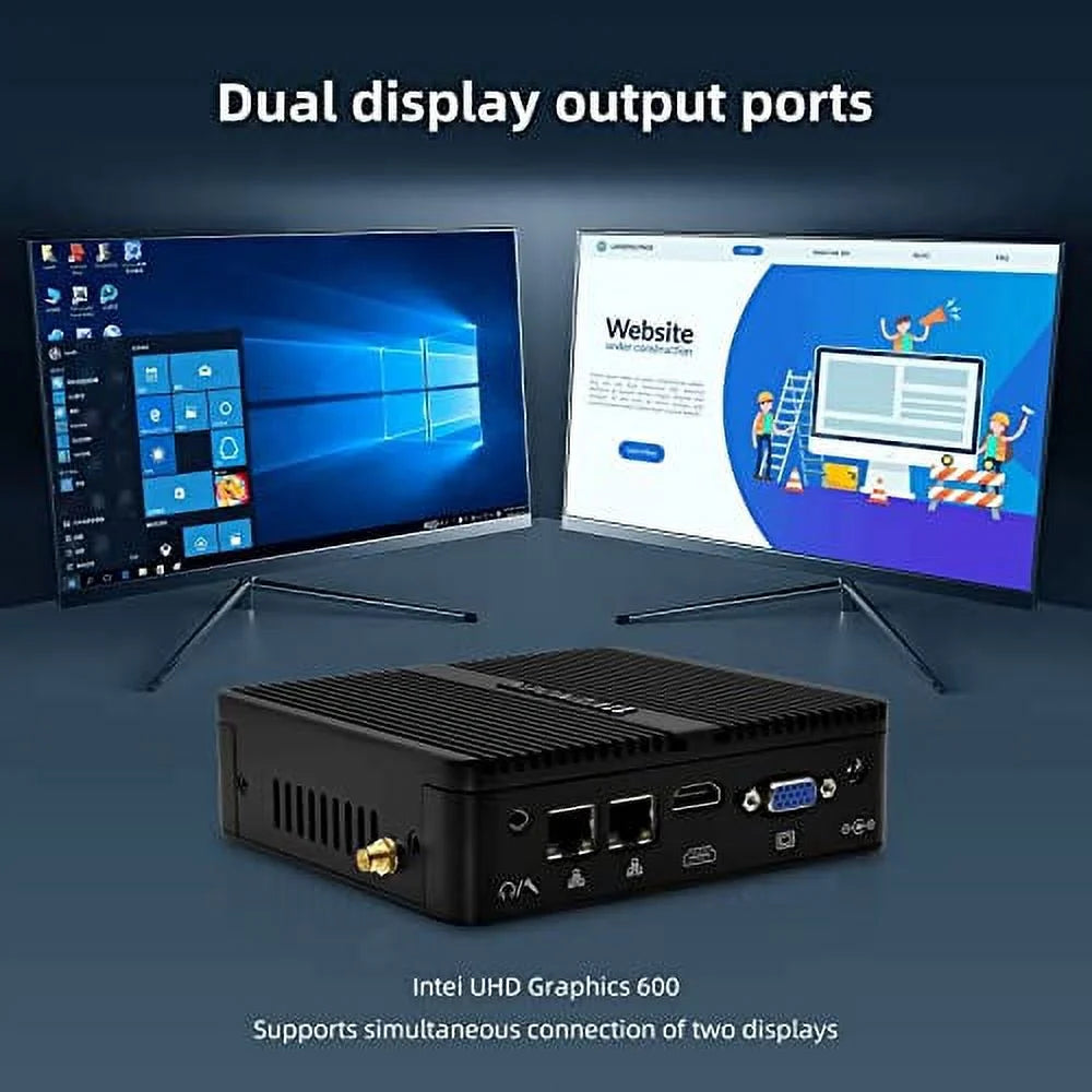 32GB DDR4 RAM 512GB SSD Fanless Mini PC Z968