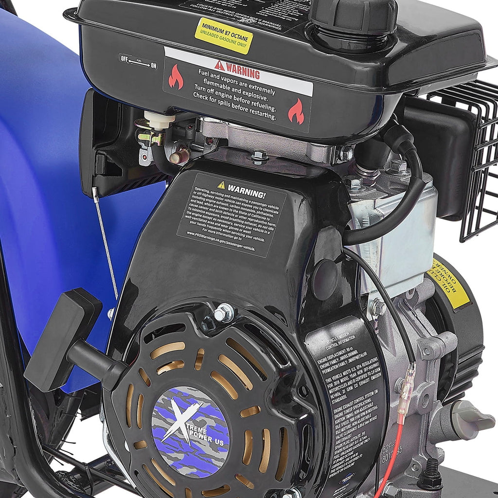 Blue 99cc Off-Road Mini Bike I7871