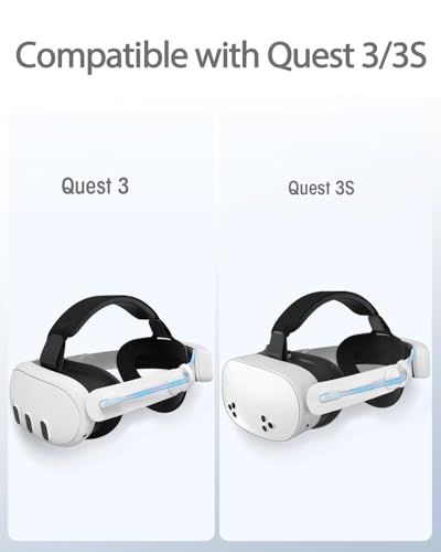 Elite Head Strap with Dual Fast Charging Battery Pack & Charging Dock for Meta Quest 3/3S - VR Headset Accessory Headstrap Y611078