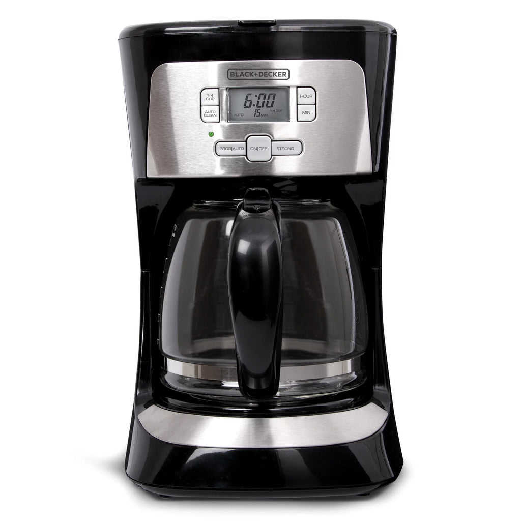 12-Cup Programmable Black Coffeemaker T8740