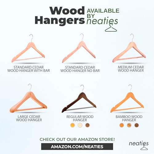 Red Cedar Wooden Hangers 6 Pack A7165