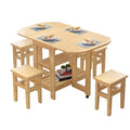 Drop Leaf Dining Table with Wheels U8091