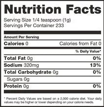 6 pack 4.25 oz Salmon Seasoning G754