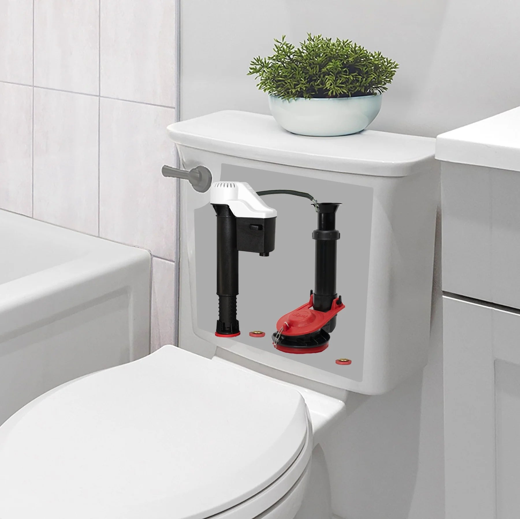 2-inch Complete Toilet Repair Kit, 1-Pack B601903