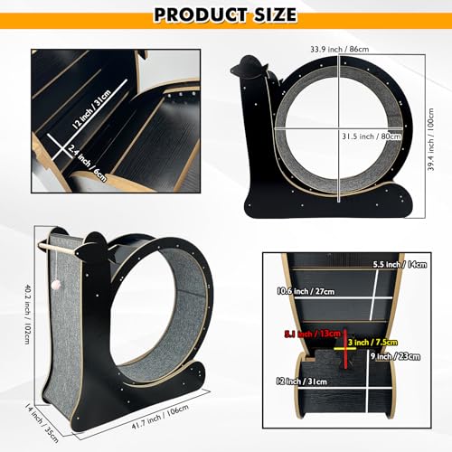 Nature Wood Cat Exercise Wheel Z849