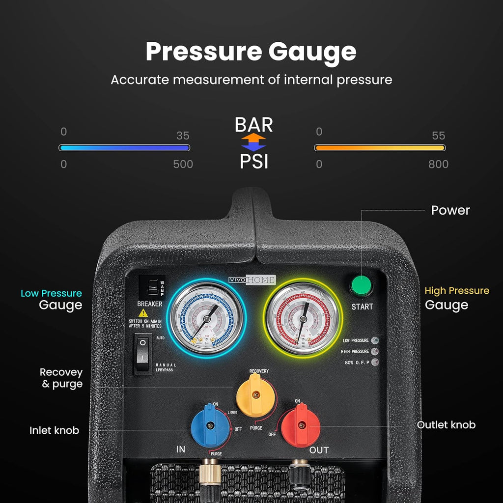 Portable Refrigerant Recovery Machine Q184703