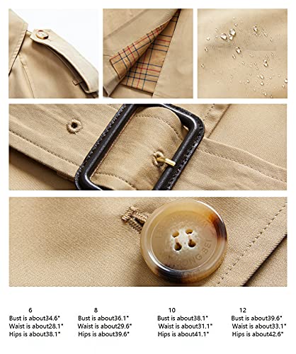 Double-breasted 100% Cotton Trench Coat J3990