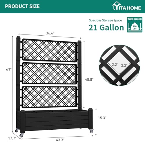 White Plastic Raised Garden Bed Kit N5255