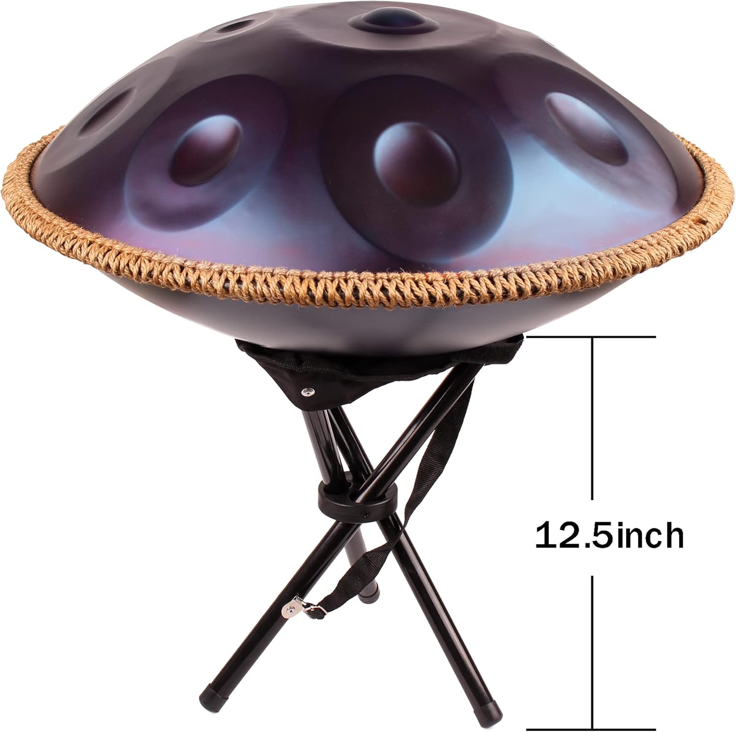 22 Inches Handpan Steel Drum Percussion Instrument Q701108