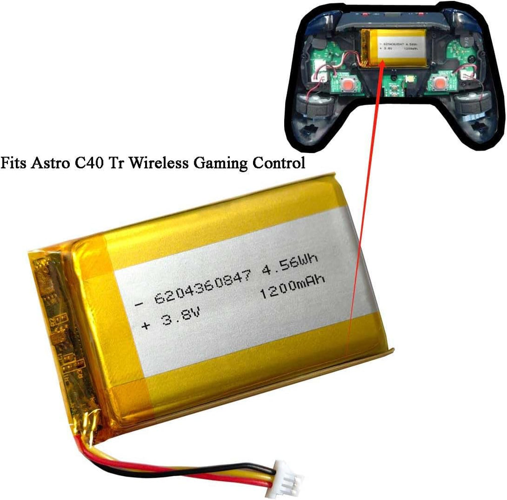1200mAh 3.8v Rechargeable Lithium Polymer Battery X676