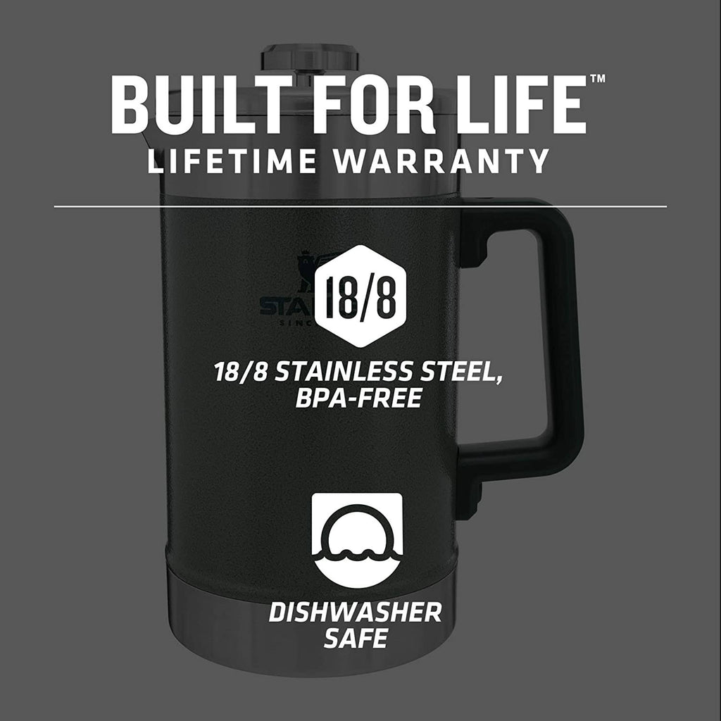 48 oz Hammertone Green French Press G96611