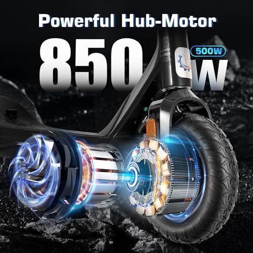 Peak 850W Electric Scooter with 30 Miles Range and 36 MPH Top Speed T61270