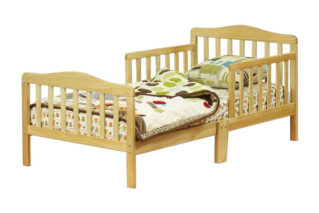 Solid Wood Toddler Bed (Natural) Z411