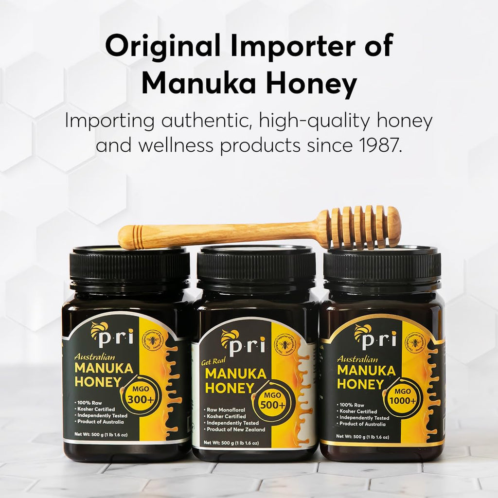 Manuka Honey MGO 1000+ 1.1LB Raw Manuka Honey 500g Jar R8526