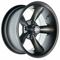 14 inch Matte Gray Golf Cart Wheel 4-4 Bolt M252