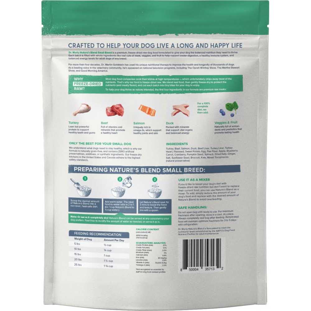 Freeze Dried Raw Small Breed Dog Food C577
