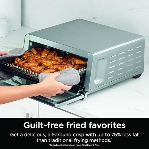 Silver Digital Air Fry Countertop Oven, 1800W, XL Capacity E224852