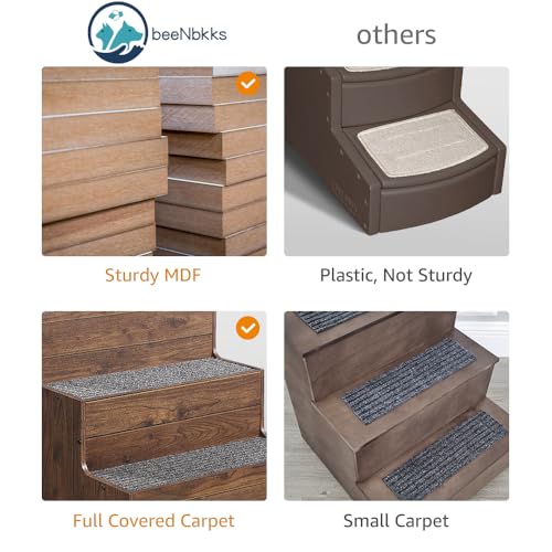 Extra Wide Wooden Pet Steps Z1654
