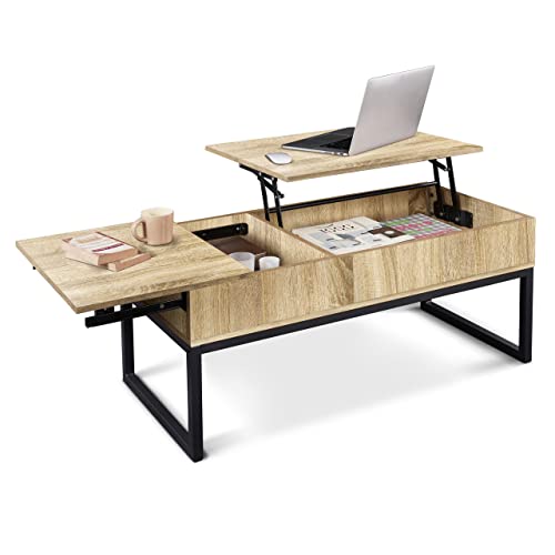 Lift Top Coffee Table with Sliding Drawer, 41" Espresso Z935